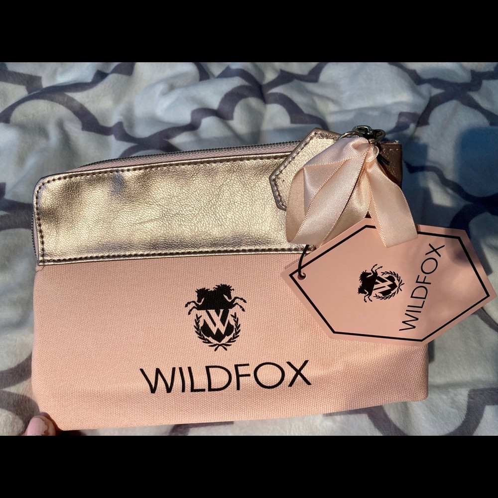 Pink Wildfox Cosmetic Bag